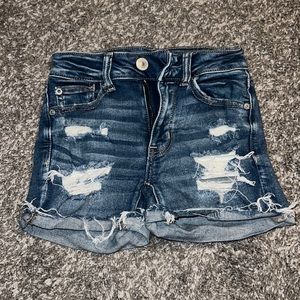 American eagle, size 00, high rise shortie